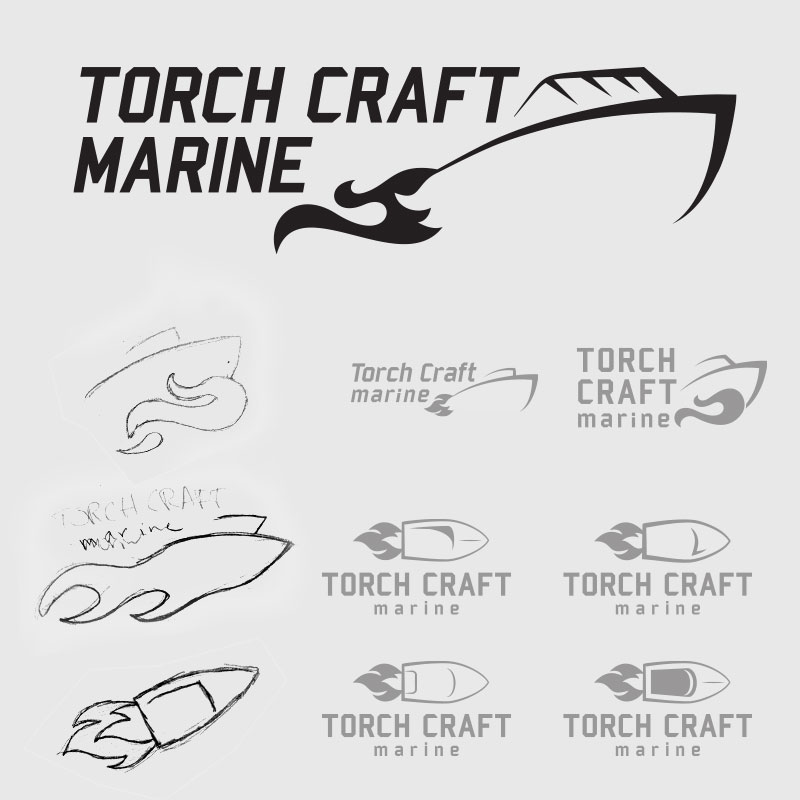 TorchCraftMarine-Logo-Process
